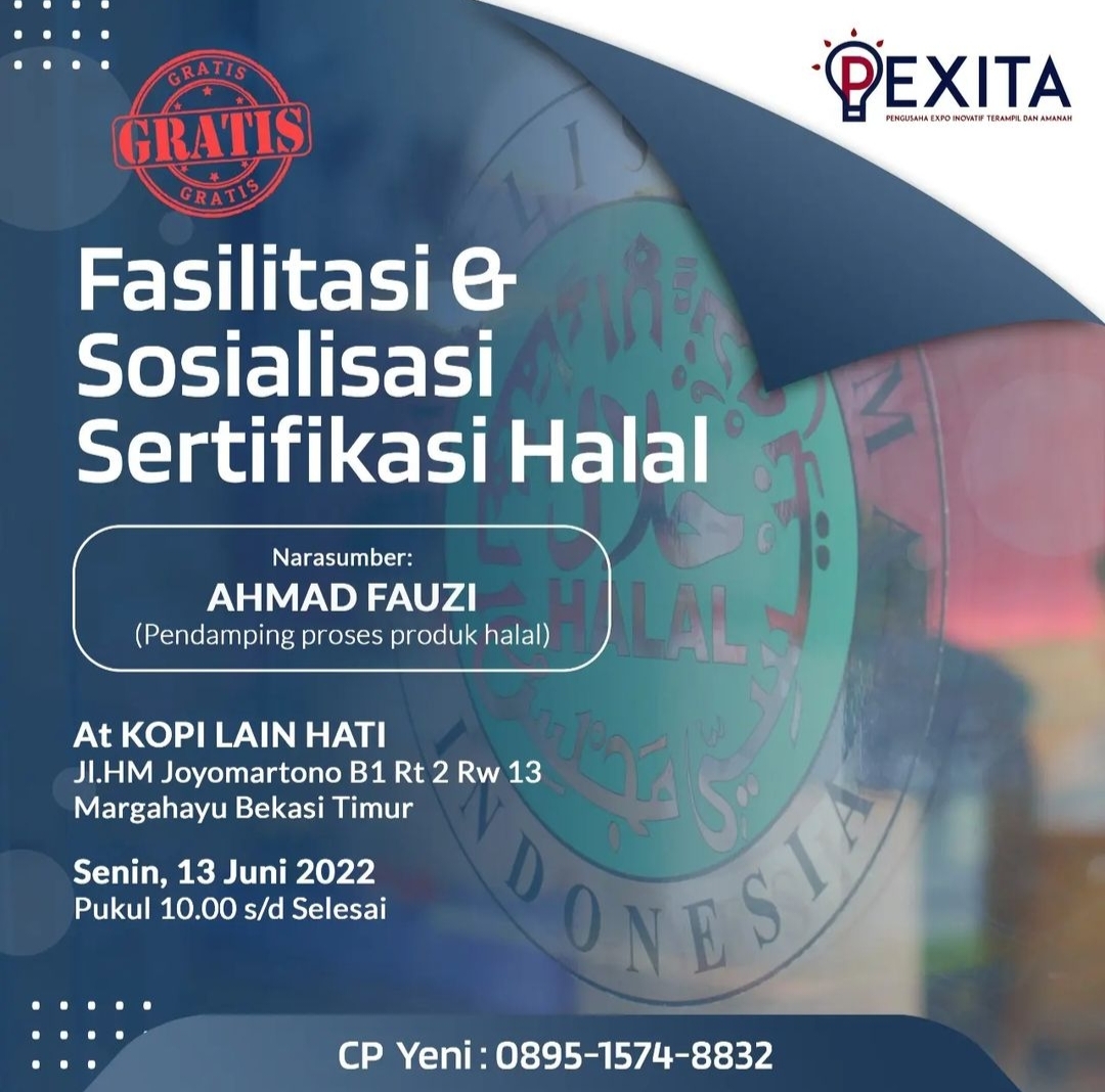 FASILITAS SERTIFIKAT HALAL GRATIS