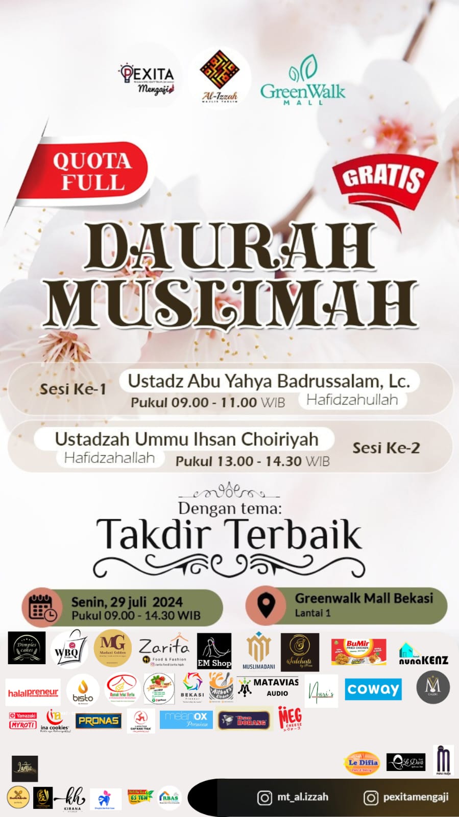 DAUROH MUSLIMAH (VIP)
