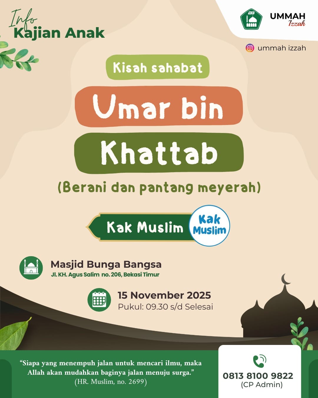 Kajian Anak UMMAH IZZAH